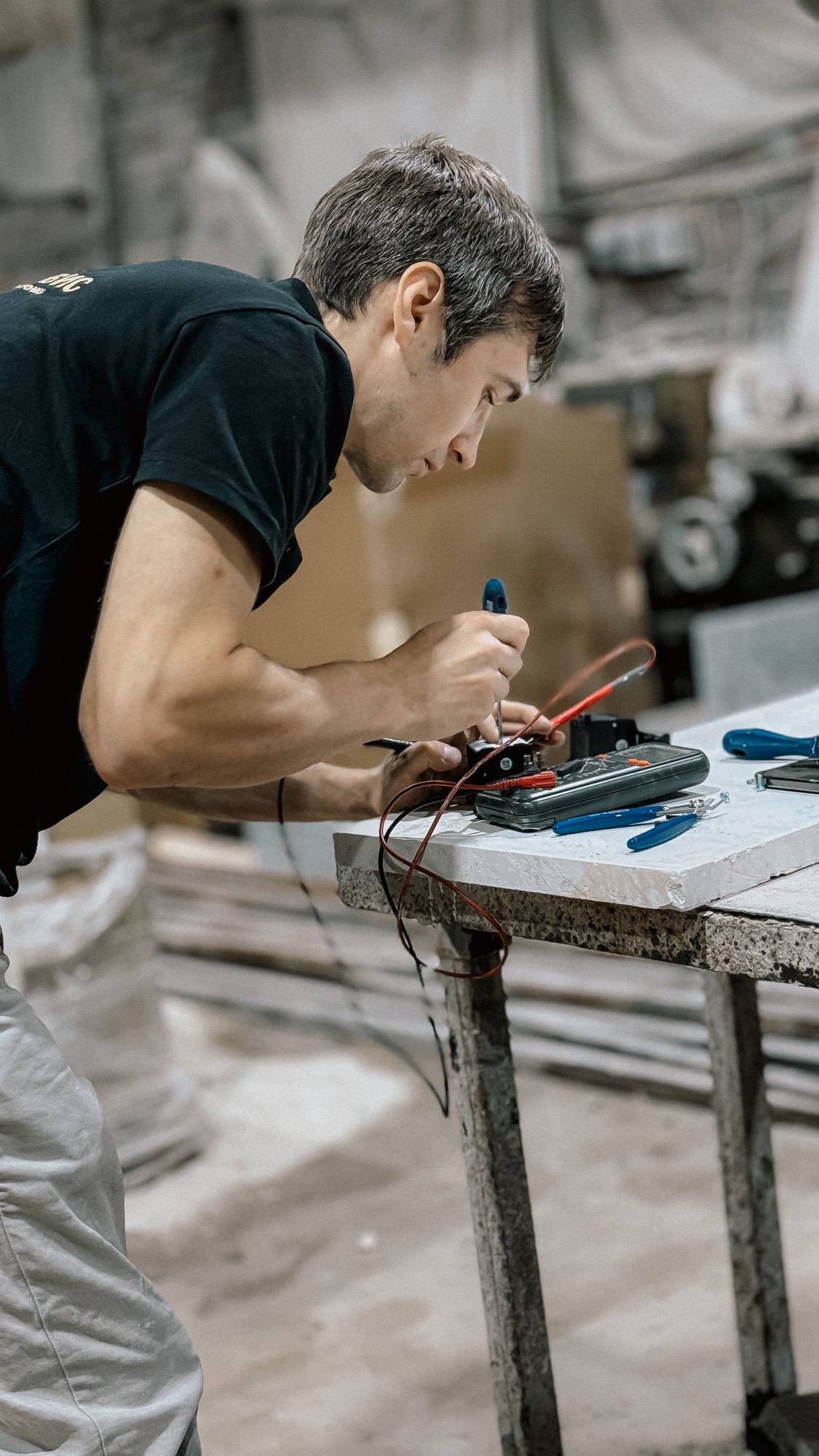 Atelier de production industrielle